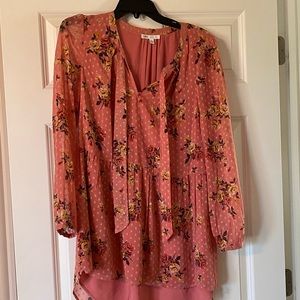 DR2 floral high low top